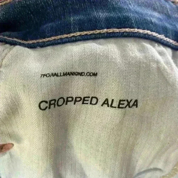 7 For All Mankind jeans “Cropped Alexa” - Picture 6 of 8